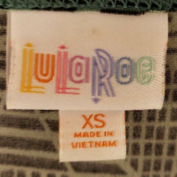 Lularoe Oversized Short Sleeve Tunic Top XS - Picture 5 of 6